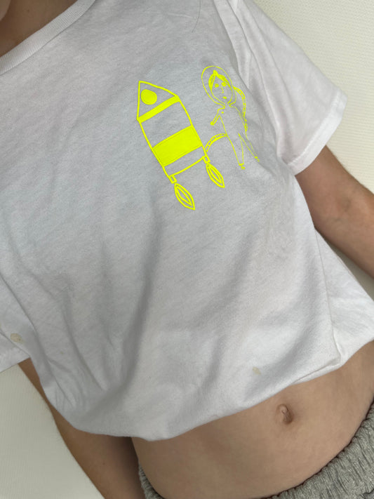 Ruimtemeisje - mini T-shirt