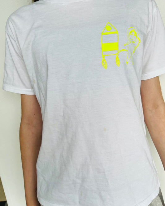 Ruimtemeisje - mini T-shirt