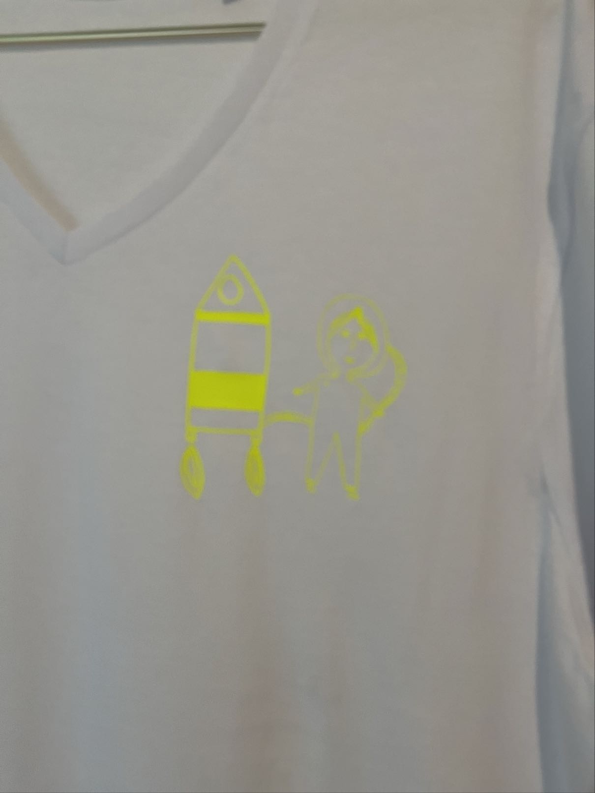 Ruimtemeisje - mini T-shirt